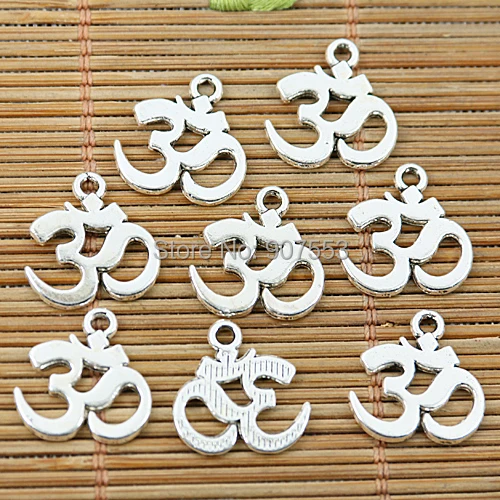 20 Pz 15*14Mm Argento Tibetano Budda Segno Charms Ef1862 Charms Per La Creazione Di Gioielli
