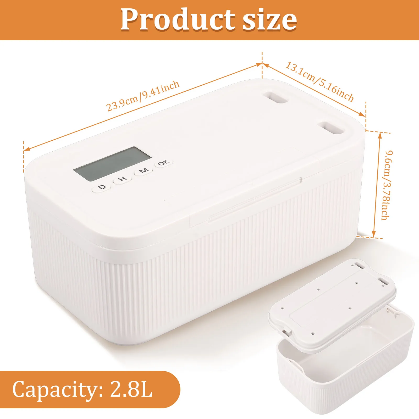 Electronic Lockable Storage Box with Timer for Personal Items