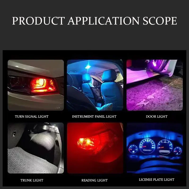 10x Ŭ   W5W T10 LED ڵ , ȭƮ ׸   6000K ڵ ȣ Ŭ    DC12V