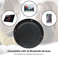 Herdio-Ceiling Bluetooth Speaker Kit, Water Resistant Marine Speakers, Banheiro Cozinha Home Outdoor Camper, 160W, 4" - Imagem 5
