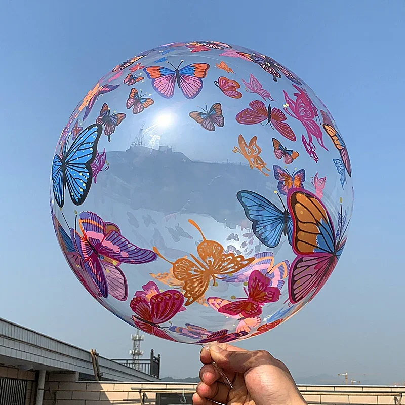 5 Stück Schmetterling drucken Bobo Luftballons Ballon Bogen Hochzeit alles Gute zum Geburtstag Party Baby party Ostern Weihnachten Ramadan Dekoration