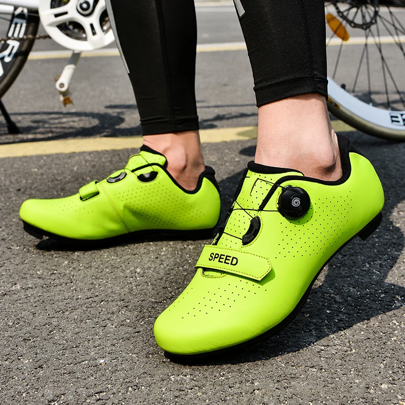 2023 Cycling Sneaker Mtb with Cleats Men Carbon Sports Speed Bike Shoes Women Mountain Racing Flat SPD Road Cycling Footwear