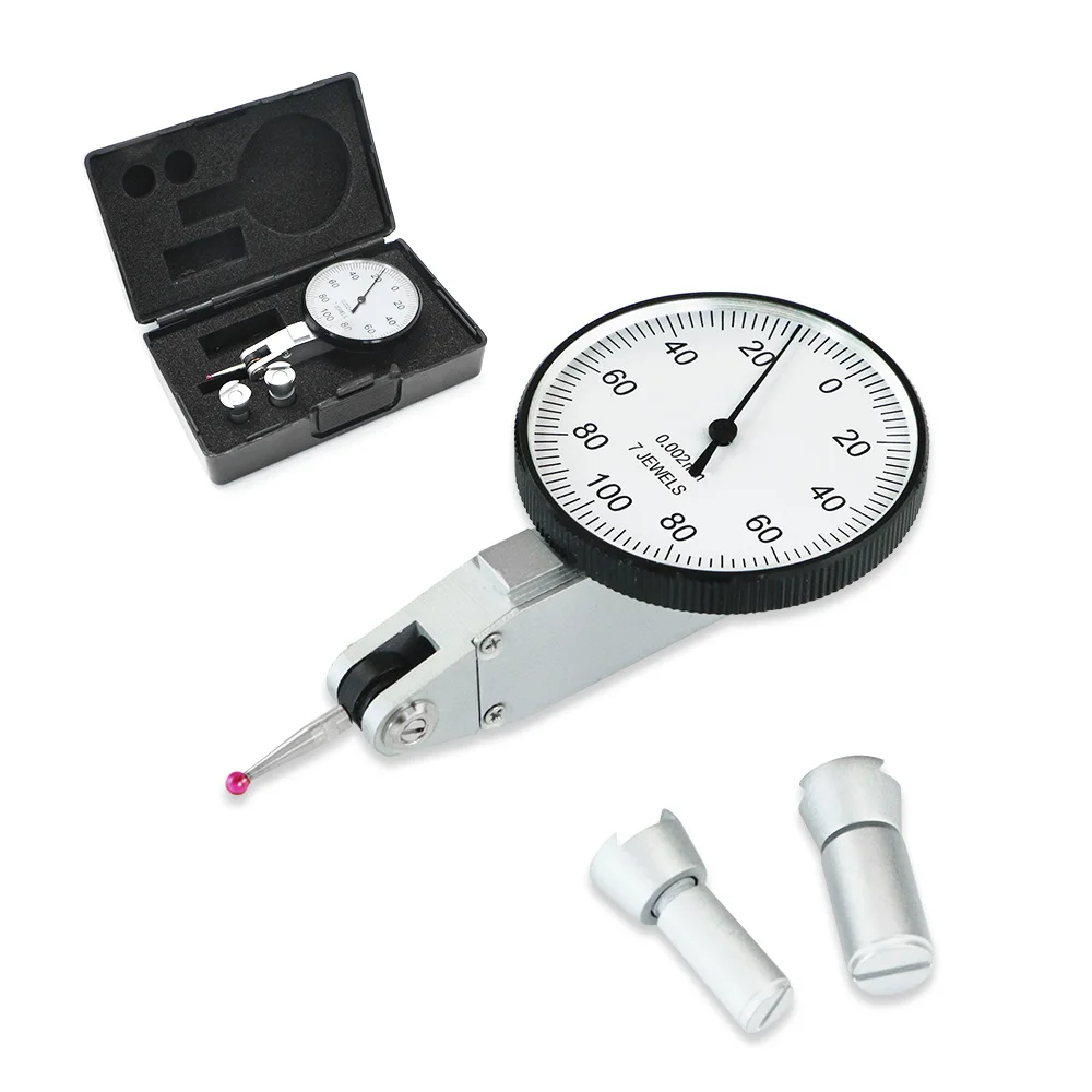 Description Picture 4 of itemSHAHE 0-0.2 mm Lever Indicator Precision 0.002 mm Dial Test Indicators Lever Gauge Dial Gauge Indicator With Red Jewel
