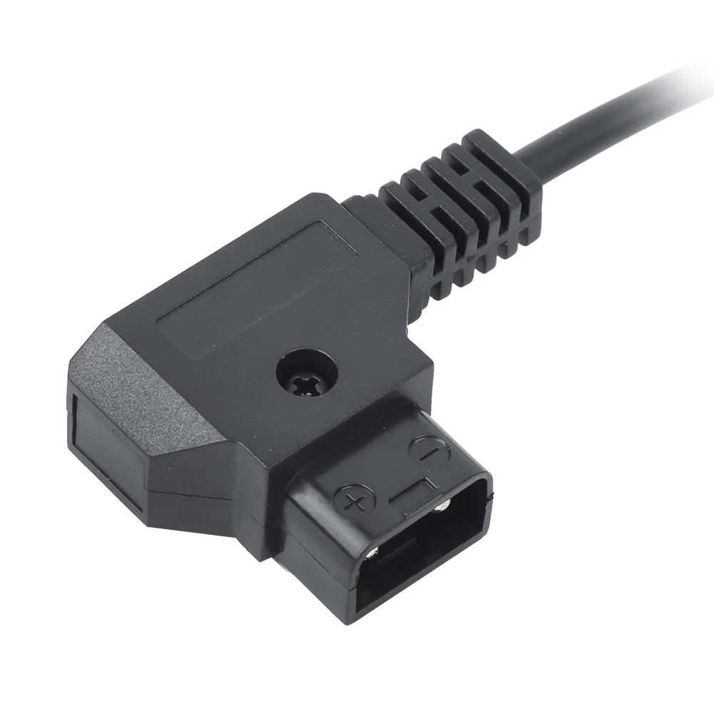 D‑ TAP Plug to DC Port DC Monitor Supply Cable Plastic Black Spring Power Wire with Lock D‑ TAP to Power Cable