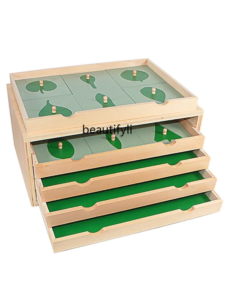 Wooden geometric shape cabinet board cabinet children's early education educational learning baby puzzle toys