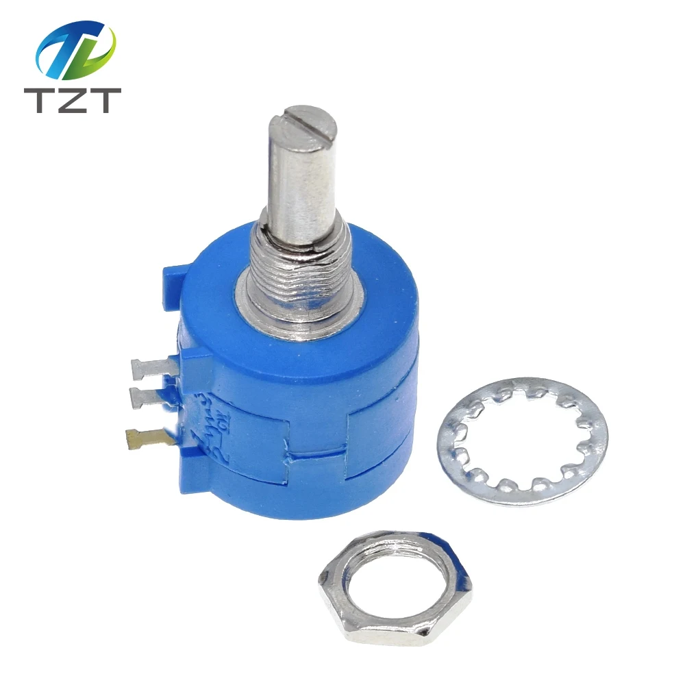 TZT 3590S series potentiometer 500 1K 2K 5K 10K 20K 50K 100K ohm 3590S-2-103L 3590S 101 102 103 104 201 202 203 501 502 503 multiturn potentiometer linear potentiometer rotary potentiometer potentiometer kit trimmer potentiometer