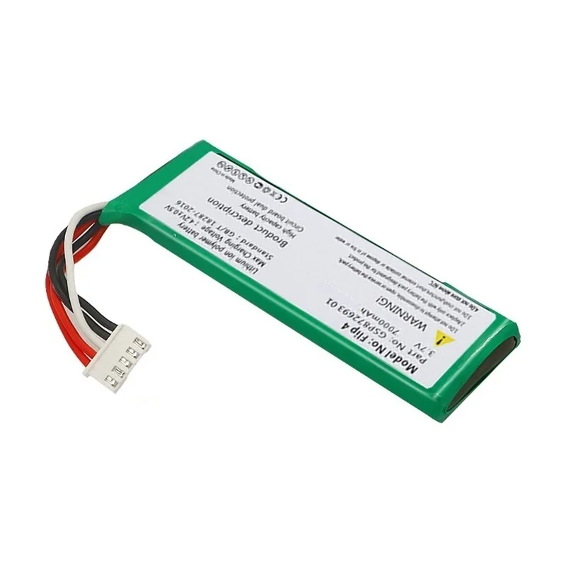 Rechargeable Battery 3.7v Rechargeable Battery 7000mAh For JBL Flip 4 Flip4 GSP872693 01 For JBL Speaker Flip 4 Flip4 Special Edition Bateria