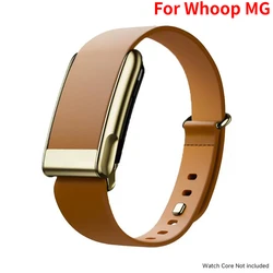 Luxury Leather Tapered Band - Premium Adjustable Strap Replacement (For Whoop MG - Brown)