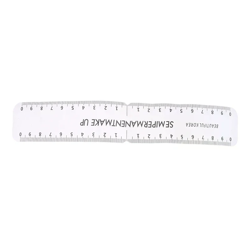 1/5Pcs Reusable Eyebrow Guide Ruler - Universal Semi-Permanent Makeup Stencil Template Measure Tool For Brow Grooming Styling