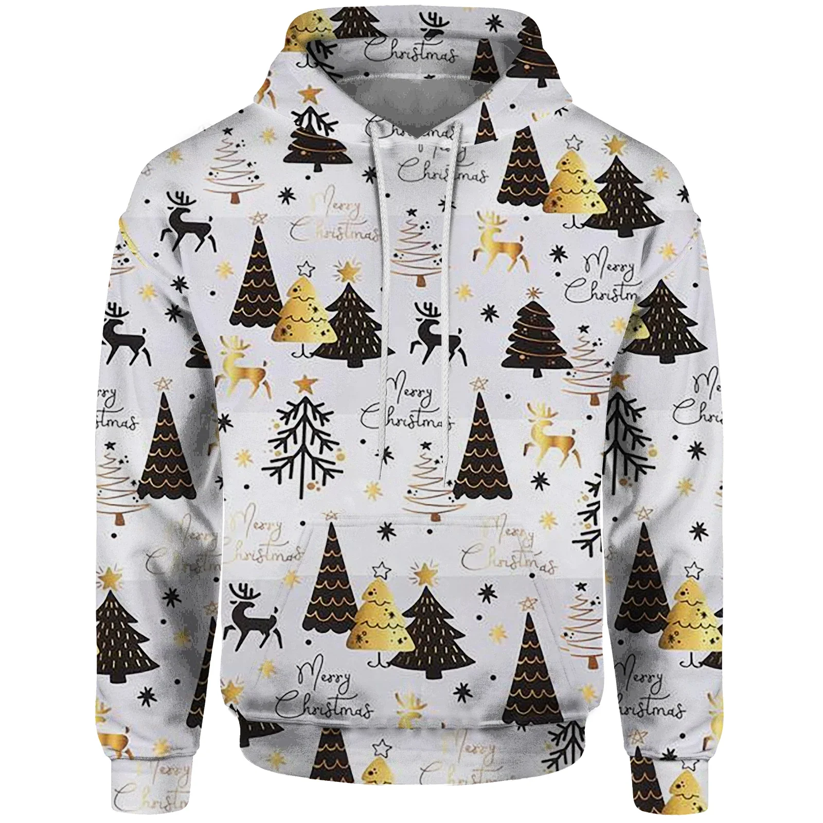 Sudadera con capucha de copo de nieve para hombre, sudaderas con