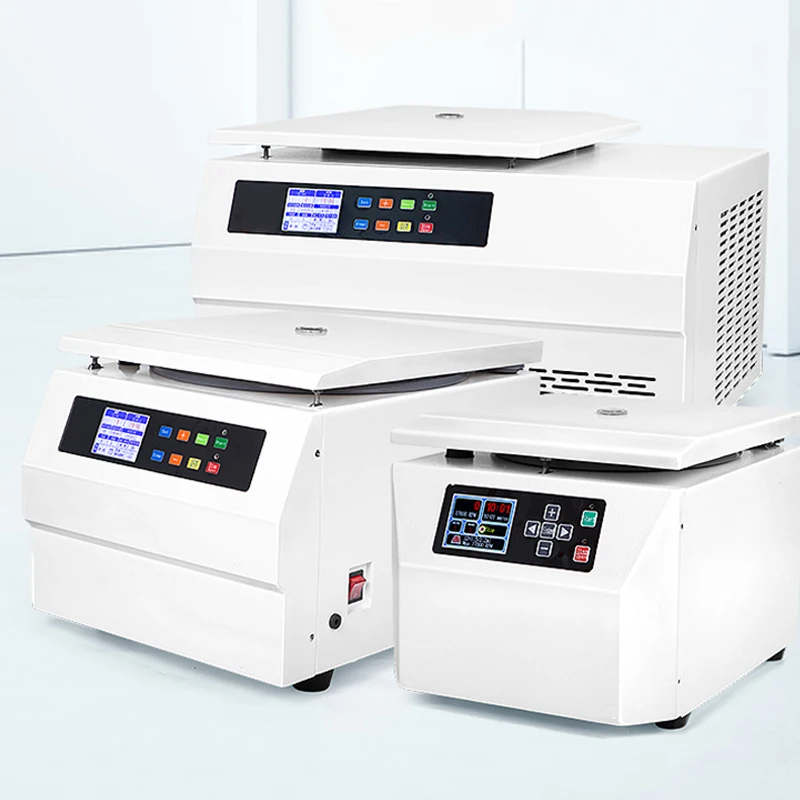 

LCLX-L60D высокоскоростная лабораторная Центрифуга маленькая низкоскоростная сывороточная жировая криогенная замораживание большой емкости Угловой ротор