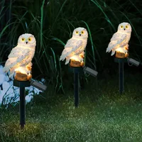 Solar Lamp Owl Animal Solar Garden Lights Solar Powered Solar Led Light Outdoor Garden Decoration Lamp Waterproof Solar Lights 3