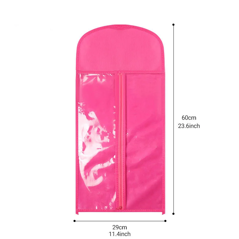 Wig Storage and Organization Transparent Zipper Bag