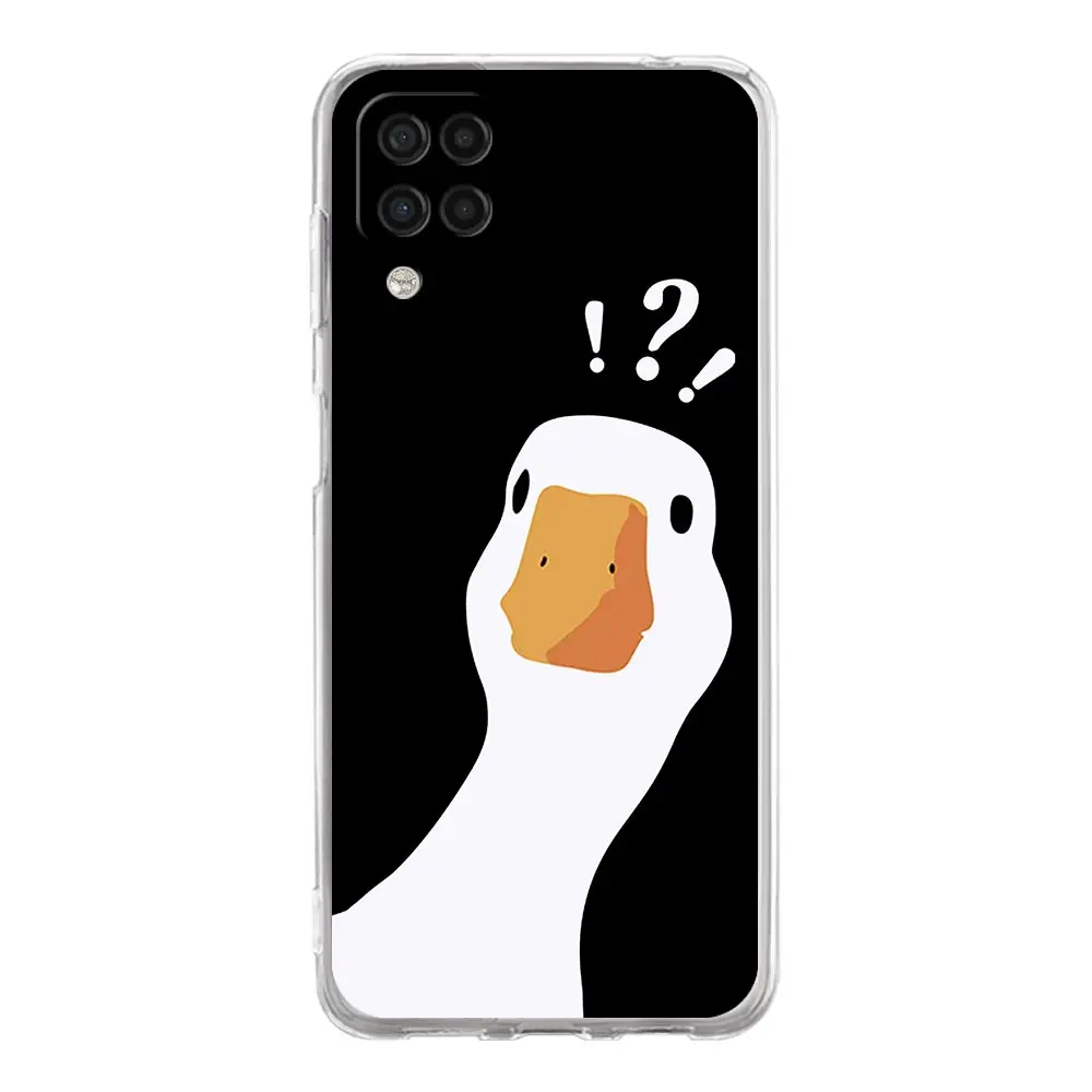 Cartoon Doubt Duck Phone Case Cover