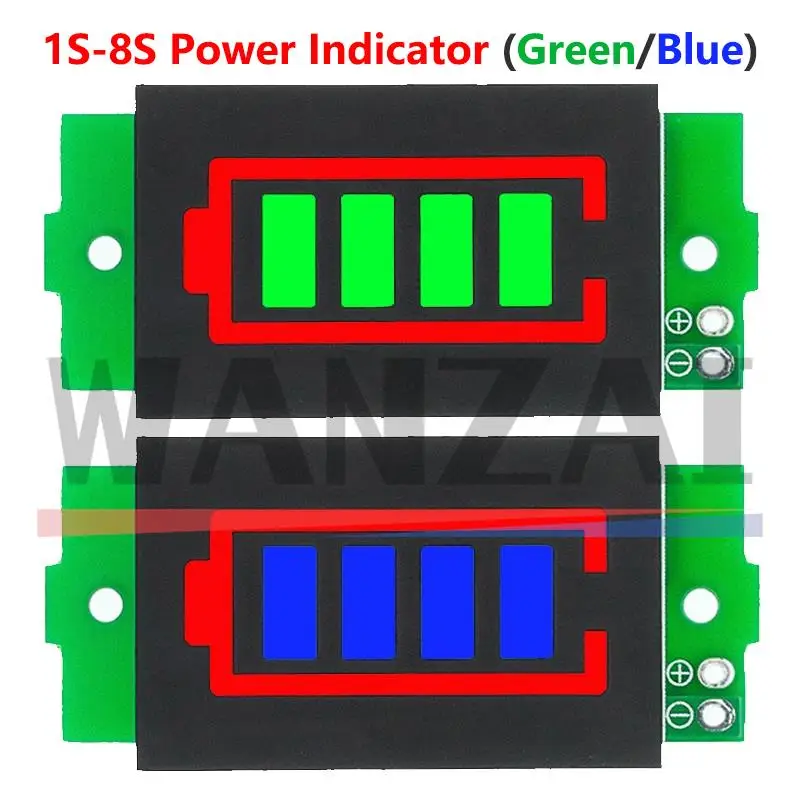 1-8S 1S/2S/3S/4S Single 3.7V Lithium Battery Capacity Indicator Module 4.2V Display Electric Vehicle Battery Power Tester Li-ion - Image 2