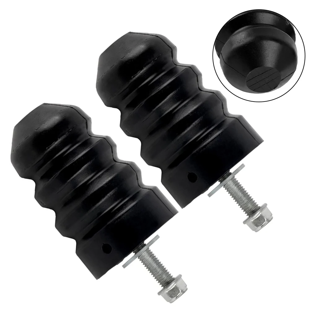 2PCS 리어 리프 스프링 컨트롤 암 범퍼 고무 블록 OEM 1C3Z-4730-AA 포드용 리어 패널 스프링 범퍼 (엑스커션, F250용)