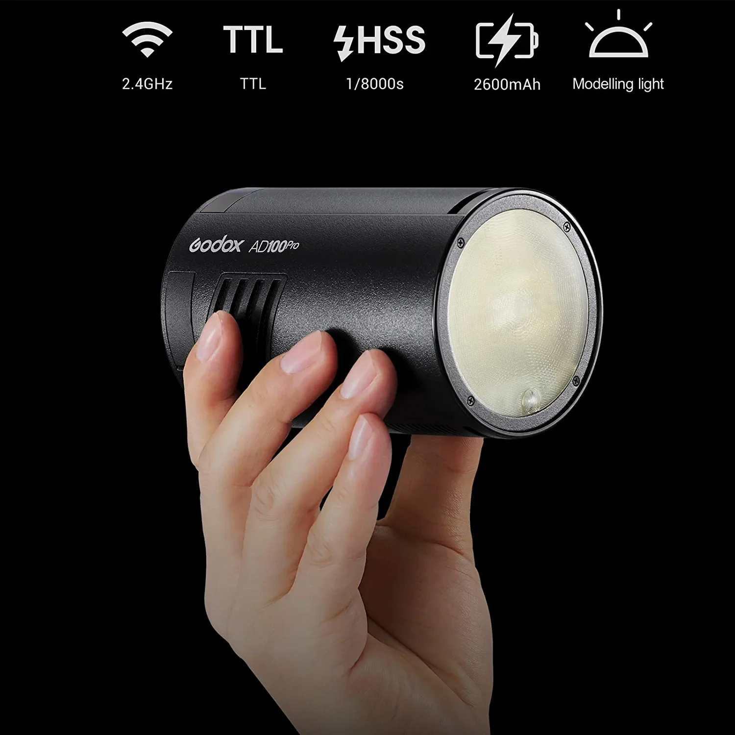 Godox AD100 Pro AD100Pro ワイヤレスポケットフラッシュ 2.4G TTL HSS