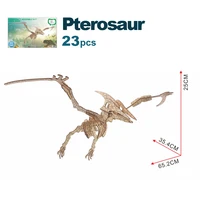 Children 3d Puzzle Wooden Toys Pterosaur 3d Wooden Games Brain Puzzle Teaser Creative Children's Toys Diy Gift p110 1