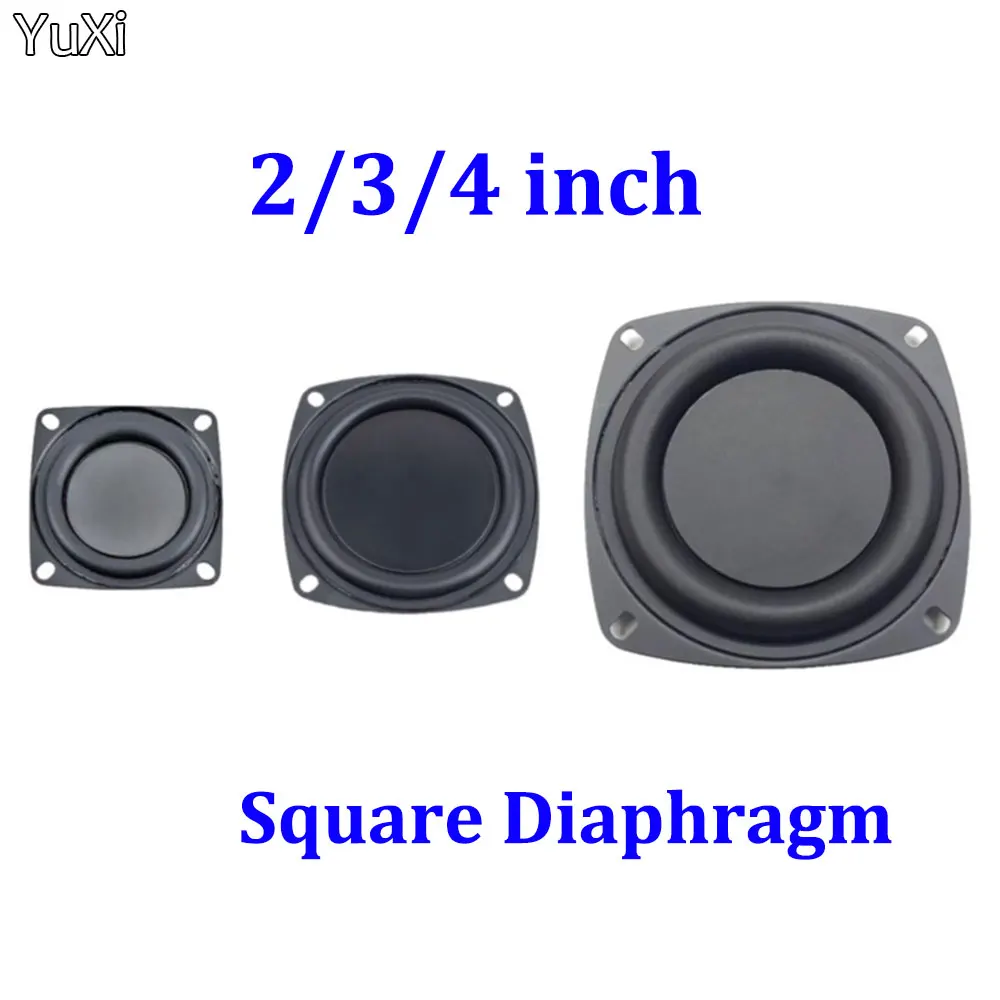 YUXI Speaker pasif Bass Radiator Woofer 2/3/4 inci plat getaran