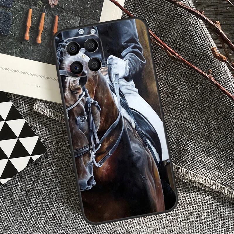 Elegant Horse Design Protective Case Cover