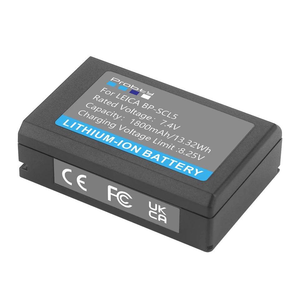 New 1800mAh BP-SCL5 Battery For Leica M10 M10-R M10-P Camera