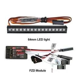 Advanced 6CH 2.4G Radio Control System Receiver (64LED and FZD)