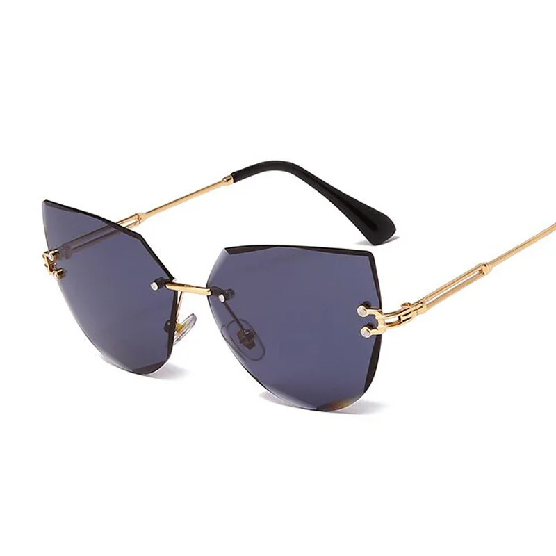 

Солнцезащитные очки «кошачий глаз» женские, винтажные брендовые дизайнерские зеркальные солнечные очки в стиле ретро, модные, для вождения
