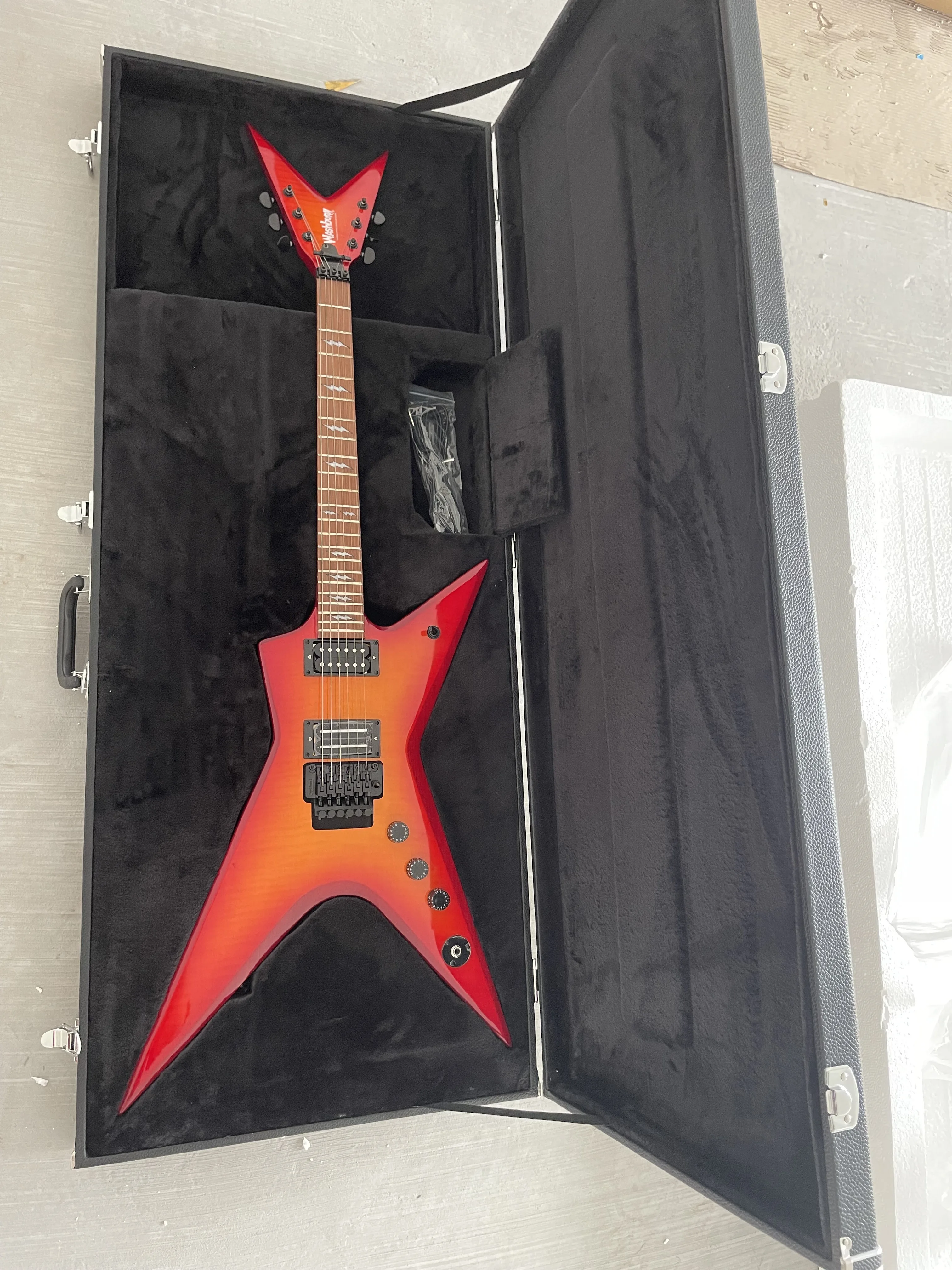 Electric Guitar Hardshell Case, Suitable For Washburn