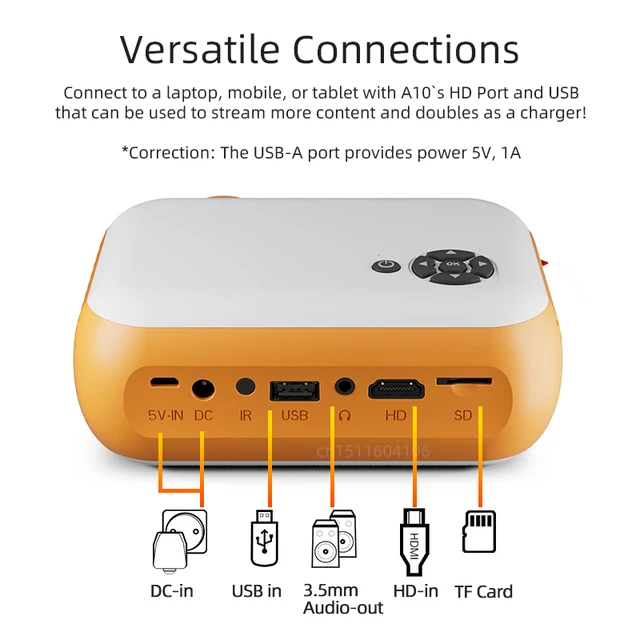 AUN A10 홈 시어터 미니 프로젝터: 가정 엔터테인먼트를 밝히는 스타