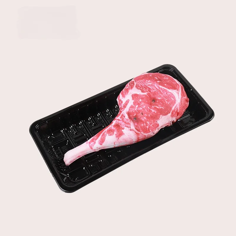 Simulated Steak Chew Toy Bite Resistant Squeaky Dog Cat Pets Products Honden Speelgoed Hot Sale 2