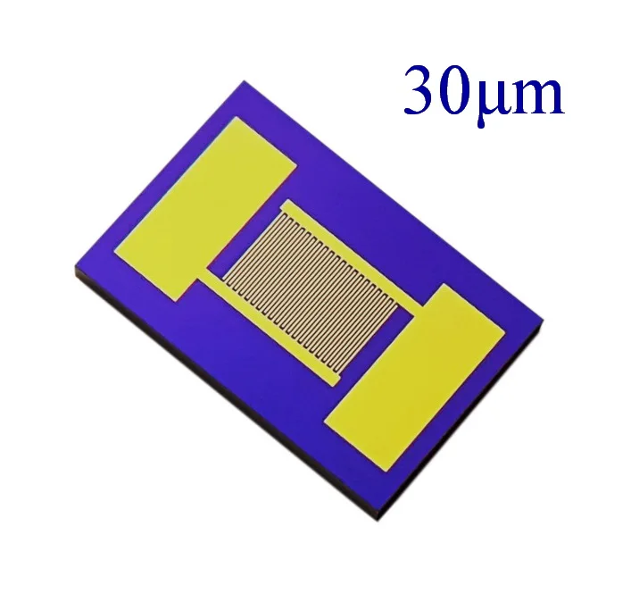 

30 мкм, кремниевый интерцифровой электрод, высокоточный и стабильный MEMS, измеритель емкости газа Biosensor