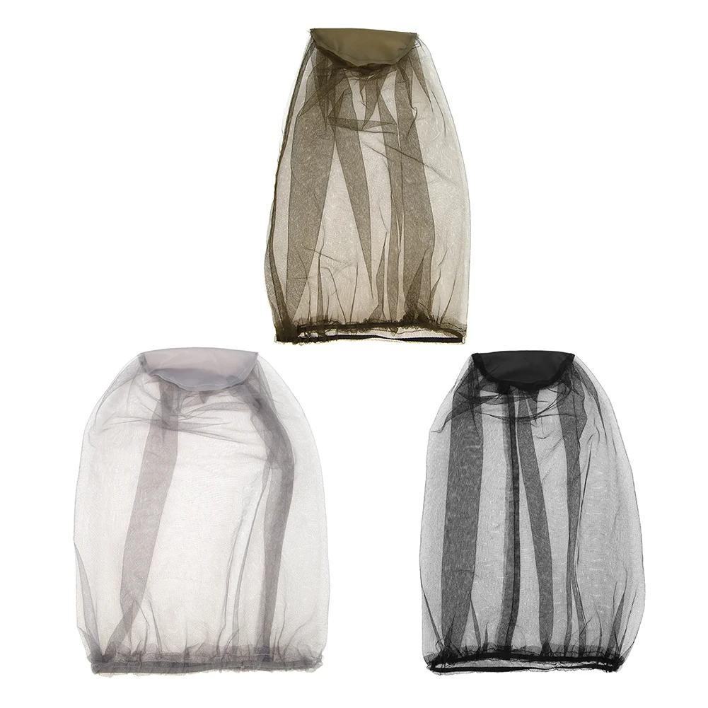Portable Bug Mesh Head Face Protector Outdoor Fishing Cap Midge Mosquito Insect Hat Travel Camping Hats Nets