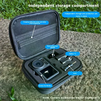 Mini borsa da viaggio per Action 3 4, custodia protettiva per accessori fotocamera Osmo Action 4 3