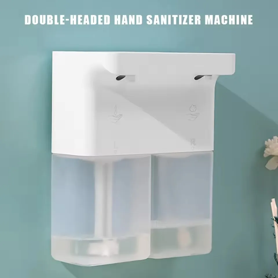300ML*2 Big Capacity Double-Head Intelligent Hand Washing Machine Wall-Mounted Touchless Electric Automatic Sense Soap Dispenser soap dispenser soap pump soap dispenser head wall mounted dispenser