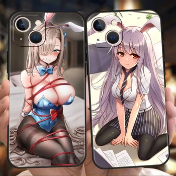 Anime Hentai Bunny Girl Phone Case Cover for iPhone 15 14 13 12 11 Pro Max 7 8 Plus XR XS X 13Mini Silicon Soft Fundas Shell Bag- Anime Hentai Bunny Girl Phone Case Cover for iPhone 15 14 13 12 11 Pro Max.jpg