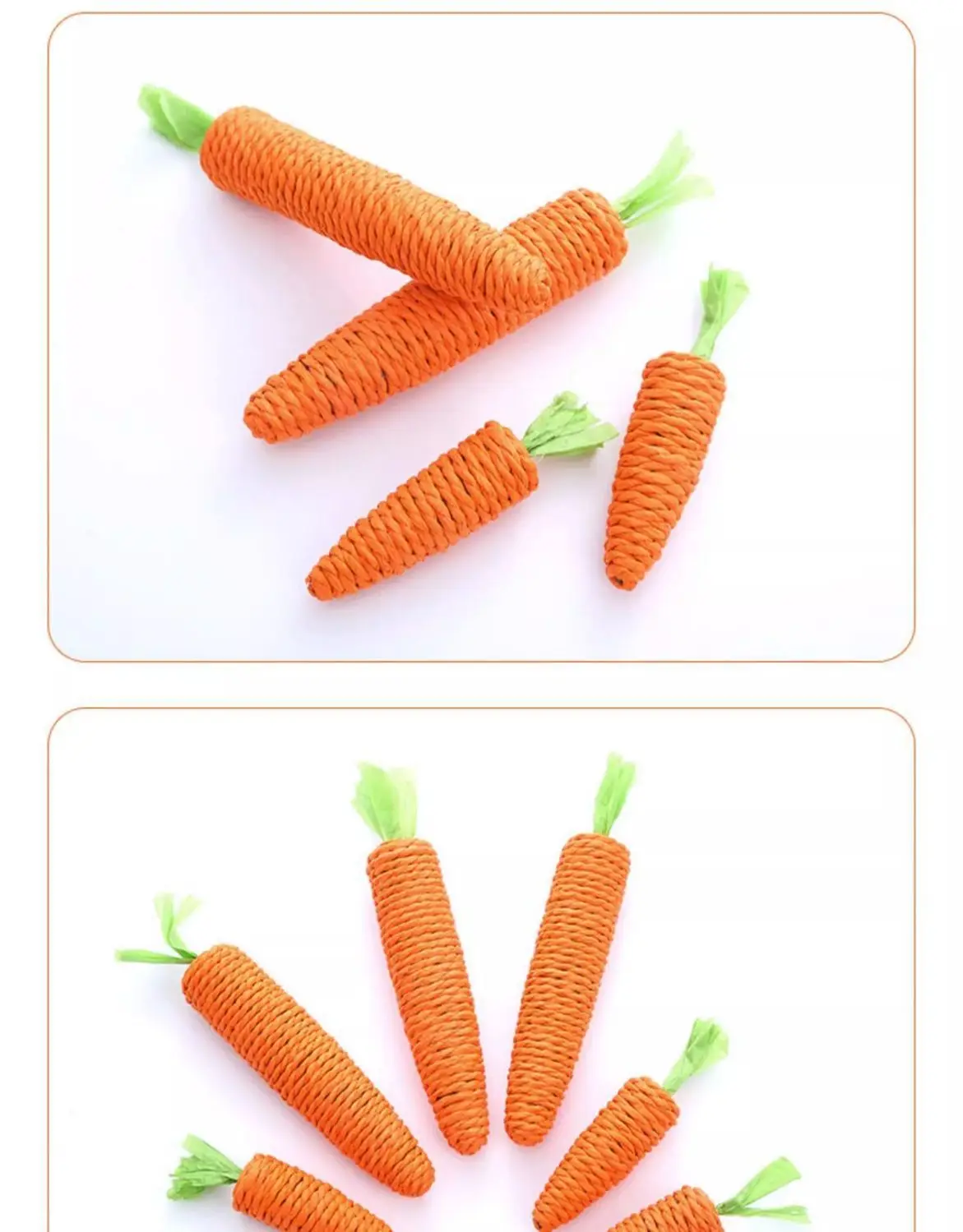 Interactive Cat Carrot Teething Stick With Sound And Scratch Pad_voghion.com