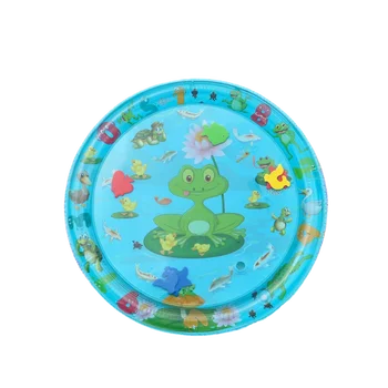Kids Inflatable Splash Pad Large Baby Tummy Time Mat Cooling Play Mat Crawling Activity Pad with Air Pillow 1