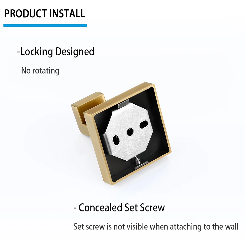 Wall Mount Stainless Steel Clothe Hook Toilet Paper Holder Towel Bar Bathroom Accessories
