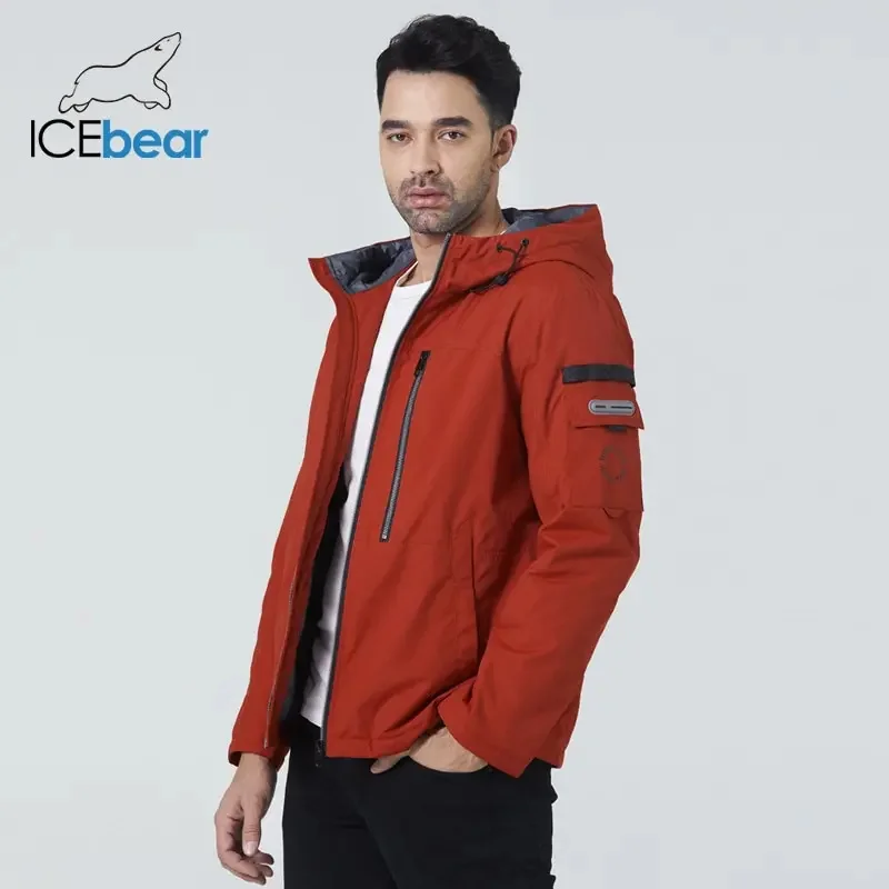 Men's short jacket autumn stylish coat with a hood high-quality men's brand apparel MWC21601I