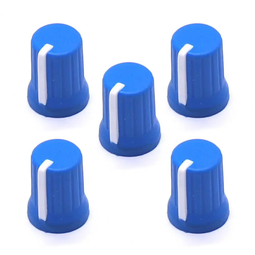 Universal EQ Rotary Knob Replacement Equalizer Potentiometer Fader Knobs Rubber Keyboard Instruments Rotary Knobs Parts 5Pcs