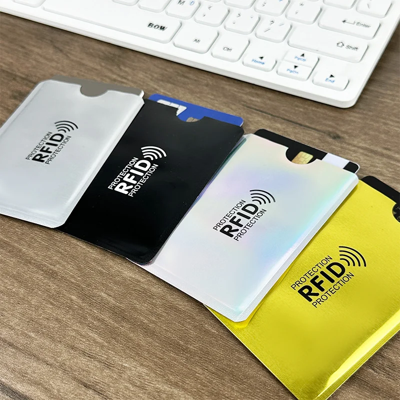 RFID & NFC Protection Card Sleeves - Premium Anti-Skimming Waterproof Shields