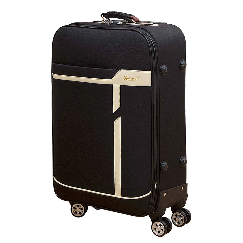 Canvas Trolley Box Travel Luggage set Oxford Cloth Rolley Suitcase Boarding Bag Rolling Luggage Bag Travel Box On Wheels