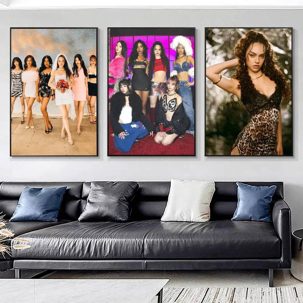 Tableau Mural Rose Pour Salon Moderne Encadré Noir Et Blanc Sur Toile Pour Chambre À Coucher