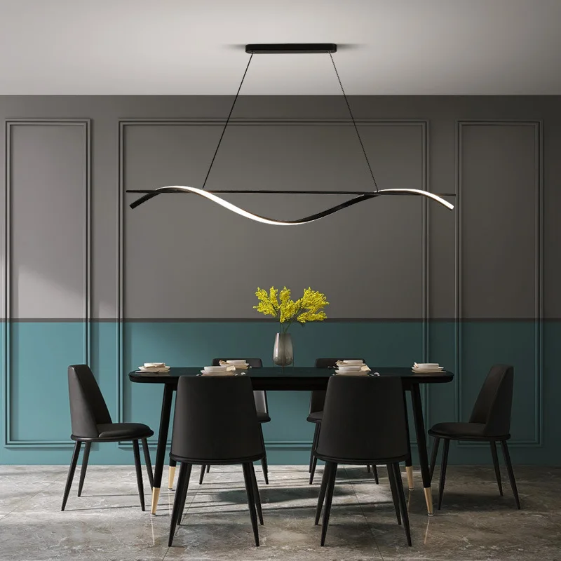 

Pendant Light for Kitchen Long Hanging LED Suspension Lamp