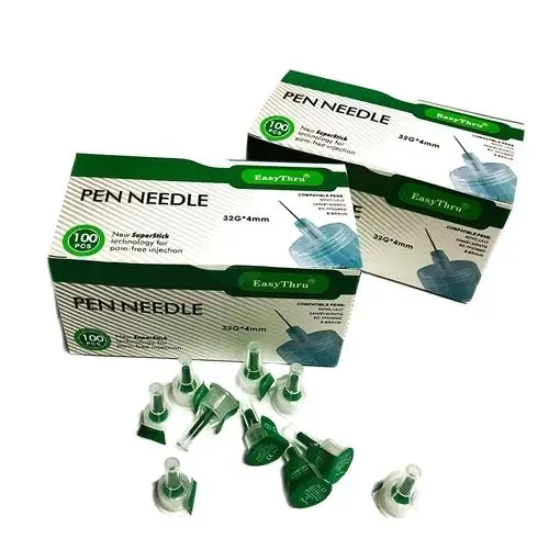 Disposable Injection Pen Needle 200pcs/set sterilization Painless single use 32g 4mm