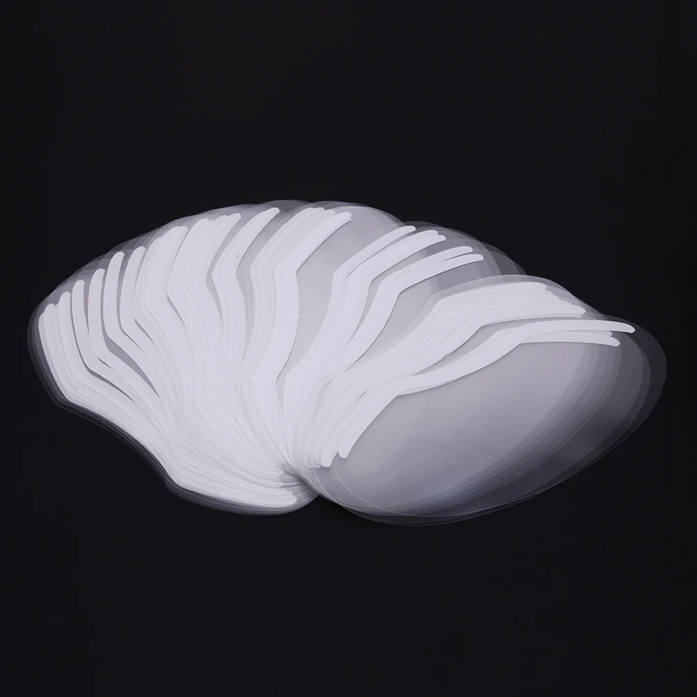 50pcs Barber Supplies Disposable Face Hairspray Shield Film Face Protection Shield Mask For Styling Tools Hair Cutting