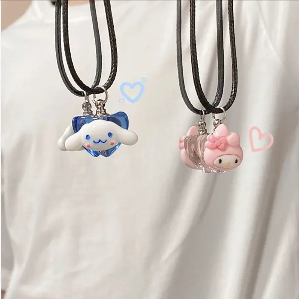 My Melody And Kuromi Matching Necklace