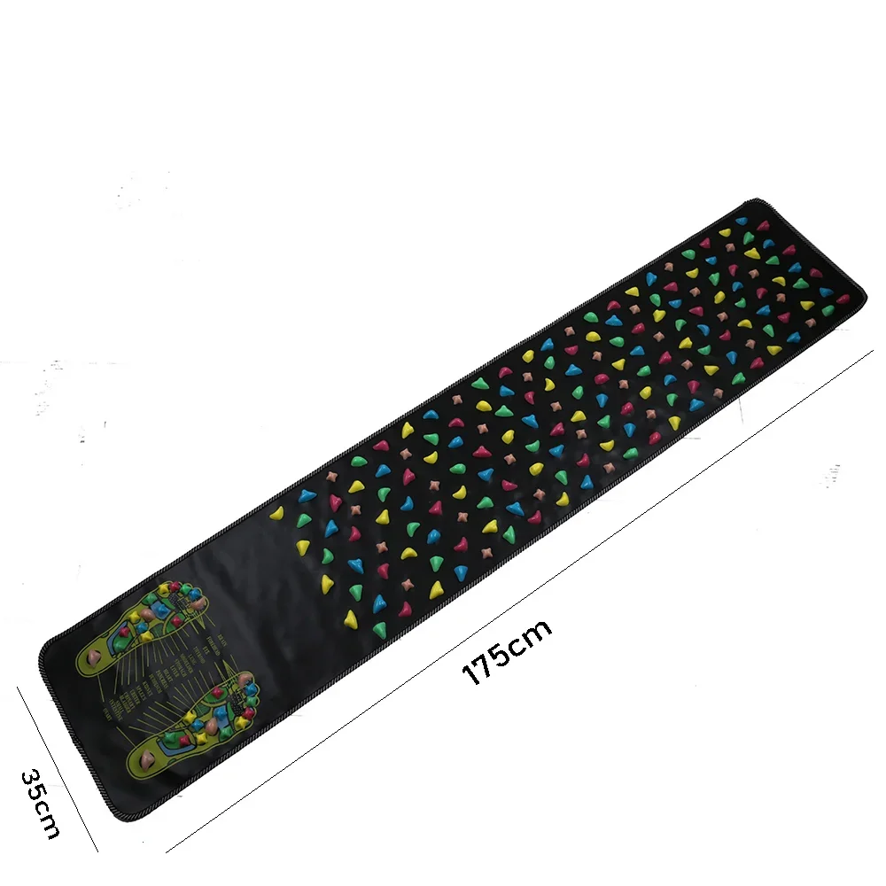 Fingerpressure Board Foot Massage Pad Health Acupoint Reflexology Walking Pressure Board Imitation Goose Soft Stone Road