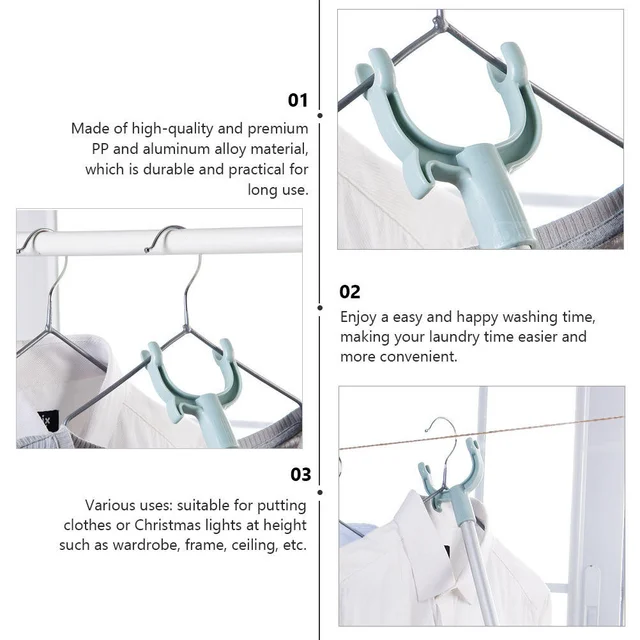 Behúzható Ruhák Sín Szárító Pólus Könnyű Otthoni Rúd Háztartási Erős Erkély Egyszerű Ruházati Állvány - Image 6