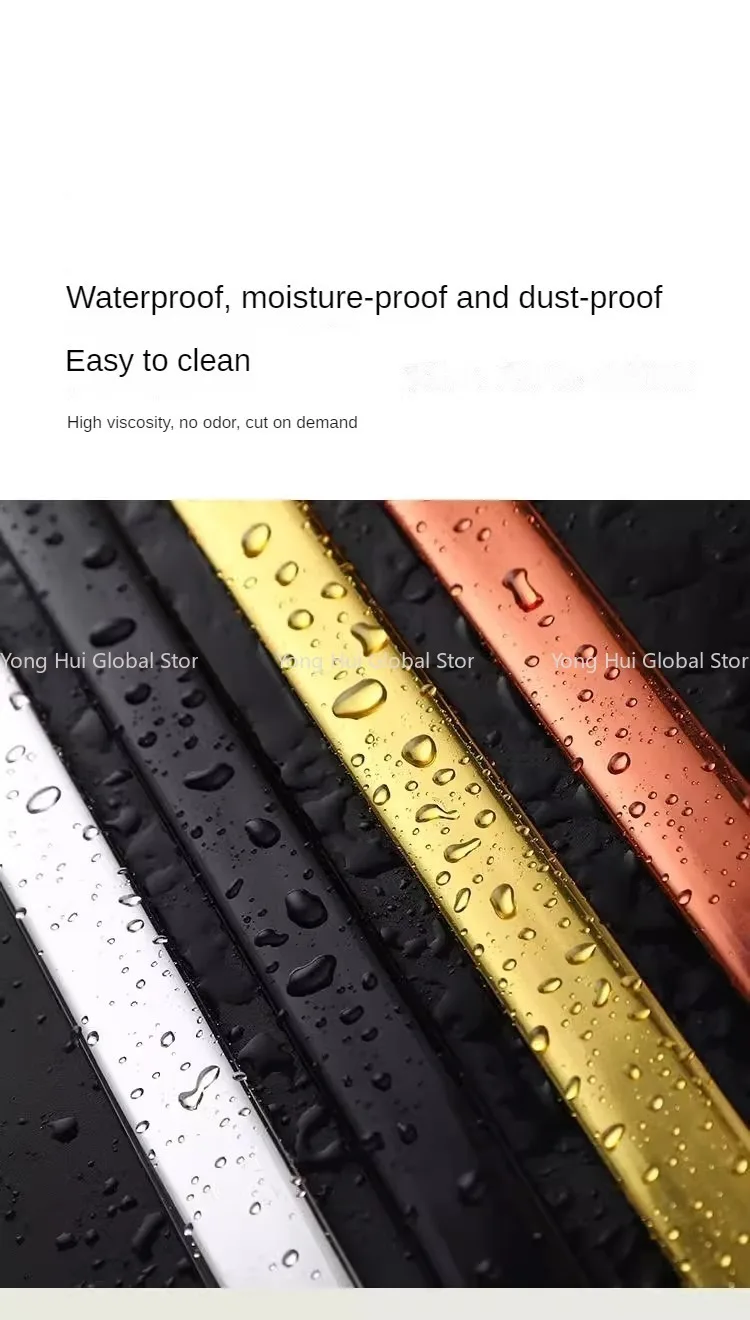 Description Picture 5 of item5M New U-shaped Edge Banding Cabinet Desktop Edge Banding Strip PVC Self-Adhesive Furniture Wood Closet Decoration Strip